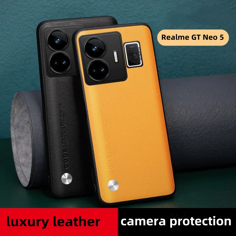 Ốp Điện Thoại Da Chống Sốc Chống Dấu Vân Tay Cho Realme GT Neo 5 Neo5