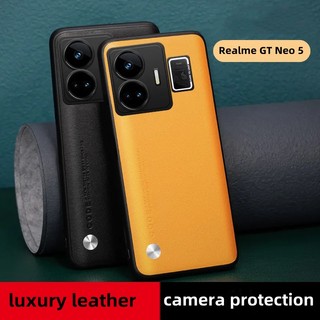 Ốp Điện Thoại Da Chống Sốc Chống Dấu Vân Tay Cho Realme GT Neo 5 Neo5