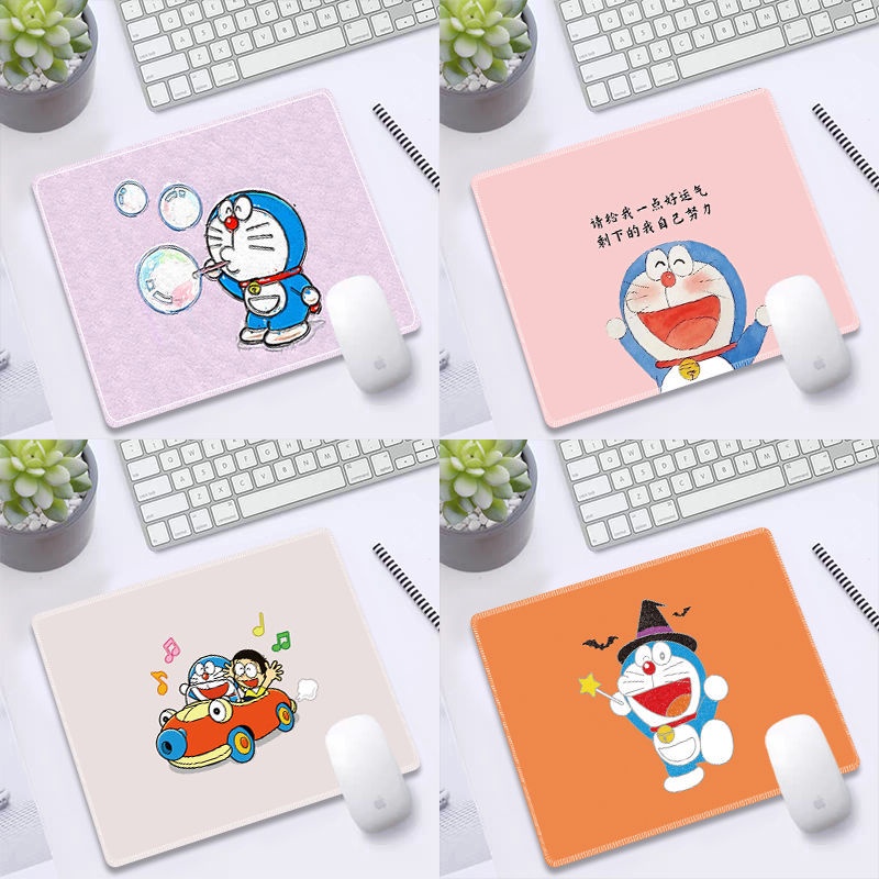 Tấm Lót Chuột Máy Tính Dày Dặn Họa Tiết Hoạt Hình Doraemon Dễ Thương