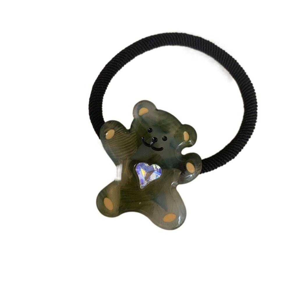 Dây Buộc Tóc Đuôi Ngựa Hình Gấu Hoạt Hình Dễ Thương