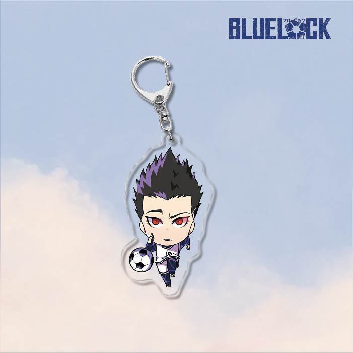 Móc khóa in hình BLUE LOCK Tiền đạo số 1 ver ĐÁ BÓNG anime chibi Mica trong acrylic quà tặng dễ thương