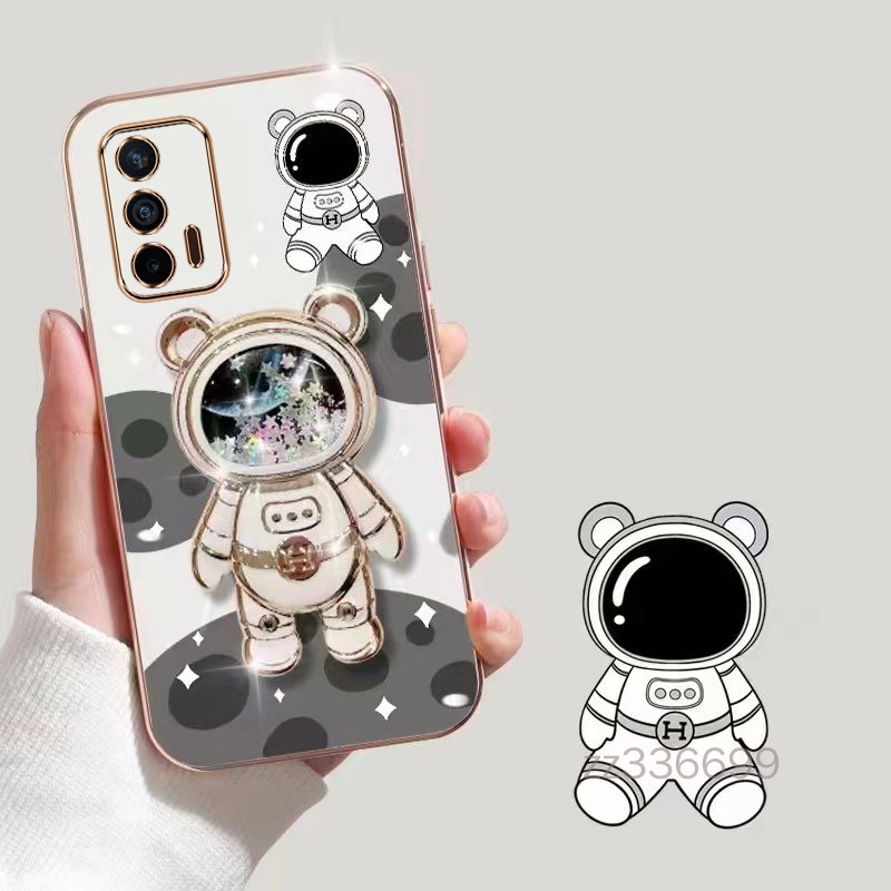 Ốp lưng Realme GT neo Realme GT neo 2T GT neo 2 Realme GT neo 3 Ốp Điện Thoại TPU Hình Gấu 3D Có Giá Đỡ Cho Realme GT neo GT neo 2 Realme GT neo 3