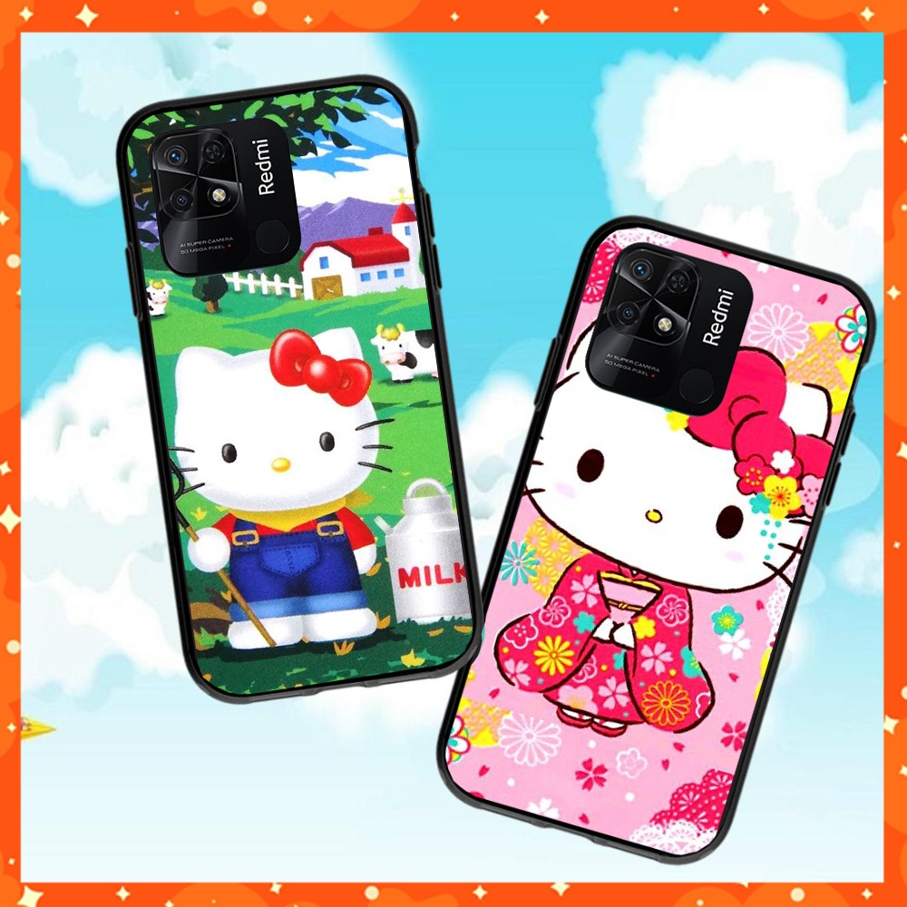 Ốp lưng điện thoại Xiaomi Redmi 10 / 10C / 10A 9 / 9A / 9C / 8 / 8A hình hoạt hình kitty kitty dễ thương
