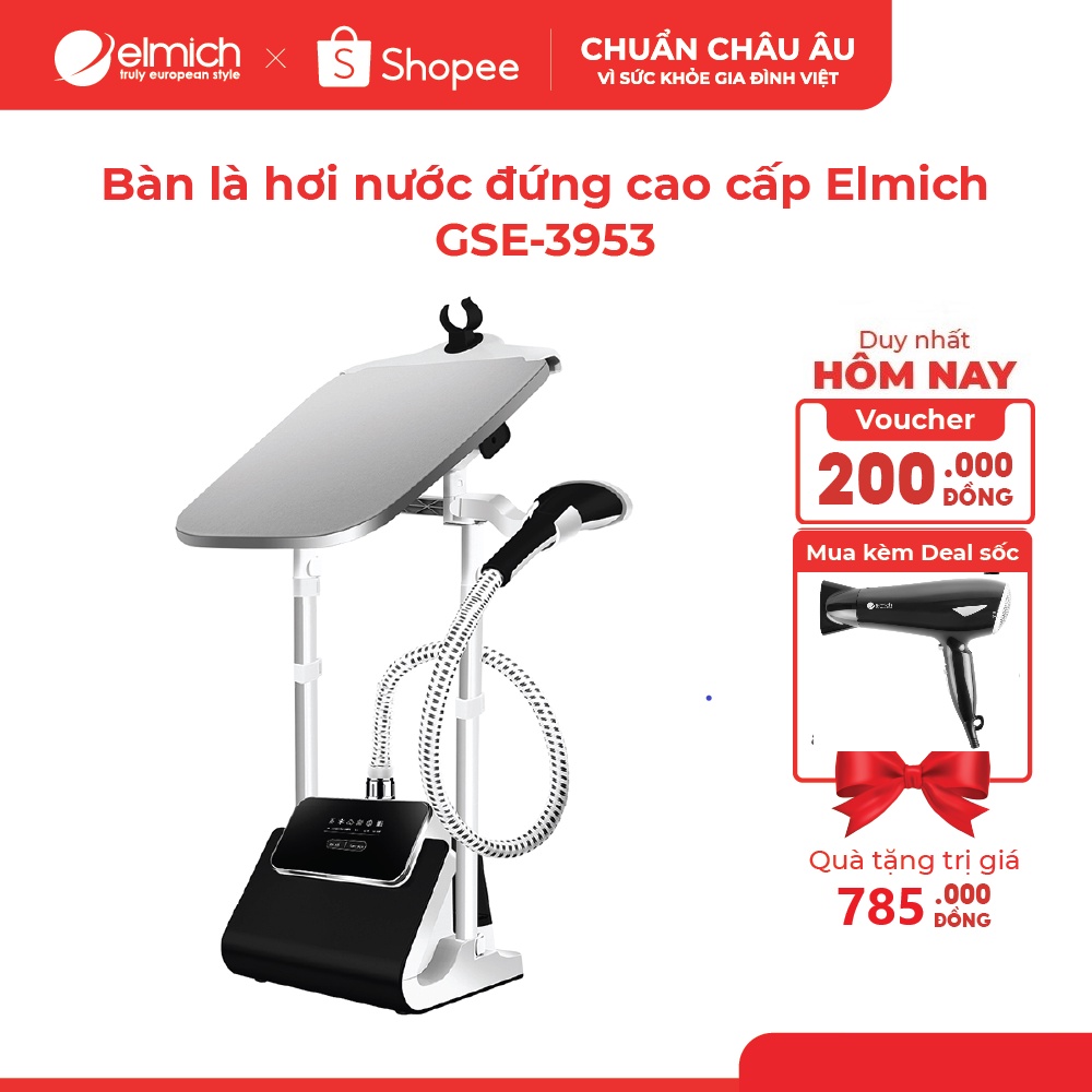 Bàn là hơi nước đứng cao cấp Elmich GSE-3953
