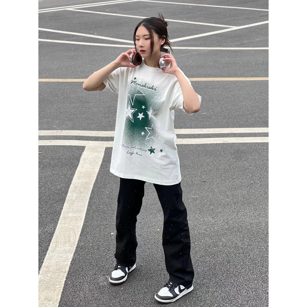 NRVP Áo Thun 100% Cotton Tay NgắN Plus Size 5XL