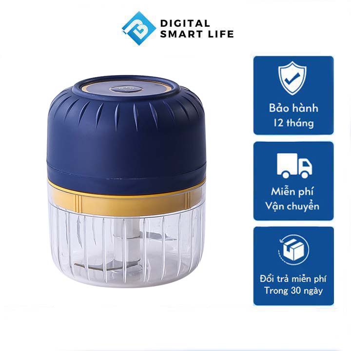 Máy Xay Tỏi Ớt Đa Năng Cao Cấp Wineless Thế Hệ Mới - Dòng Máy Xay Mini Có Thể Xay Thịt, Cá, Rau, Tỏi Ớt Cực Kỳ Tiện Dụng
