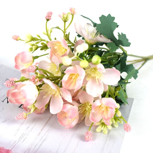 Hoa anh đào Nhật Bản, cành hoa giả trang trí nhà cửa, bàn làm việc, decor tiệc cưới đẹp - Mai Decor