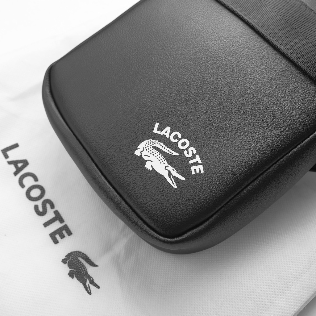 Túi đeo chéo nữ mini LACOSTE SLING New 2023 chất liệu si mềm mại siêu bền B69