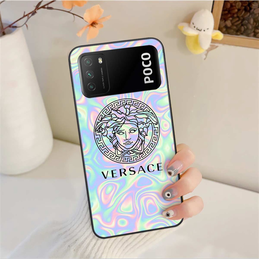 Ốp lưng Xiaomi Poco M3 hình caro, thời trang hàng hiệu cao cấp, vỏ ốp rẻ đẹp
