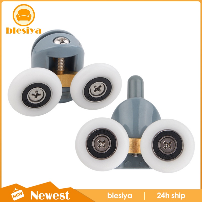 Bộ 2 Bánh Xe Ròng Rọc 23mm Cho Cửa Nhà Tắm