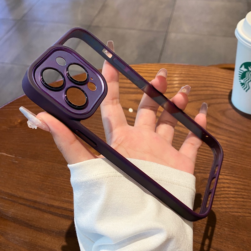 Ốp Điện Thoại iPhone 14 13 12 11 Pro max 14 plus Silicon case ốp lưng điện thoại iphone 14 promax Silicon Trong Suốt Chống Sốc Bảo Vệ Ống Kính Máy Ảnh Sang Trọng Cho iP 14plus 14 13 12 11 Pro max