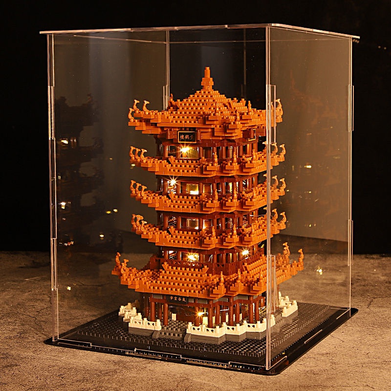 Bộ Đồ Chơi Lắp Ráp Lego Hình Chim Hạc Màu Vàng Cỡ Lớn 1,000 Yuan