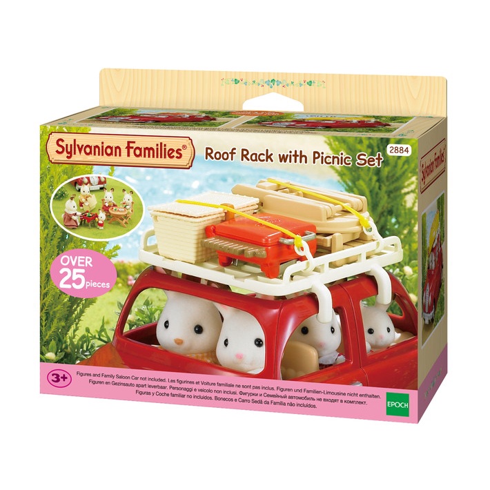 Sylvanian Families 2884 Giá để đồ picnic trên nóc ô tô (không bao gồm xe)