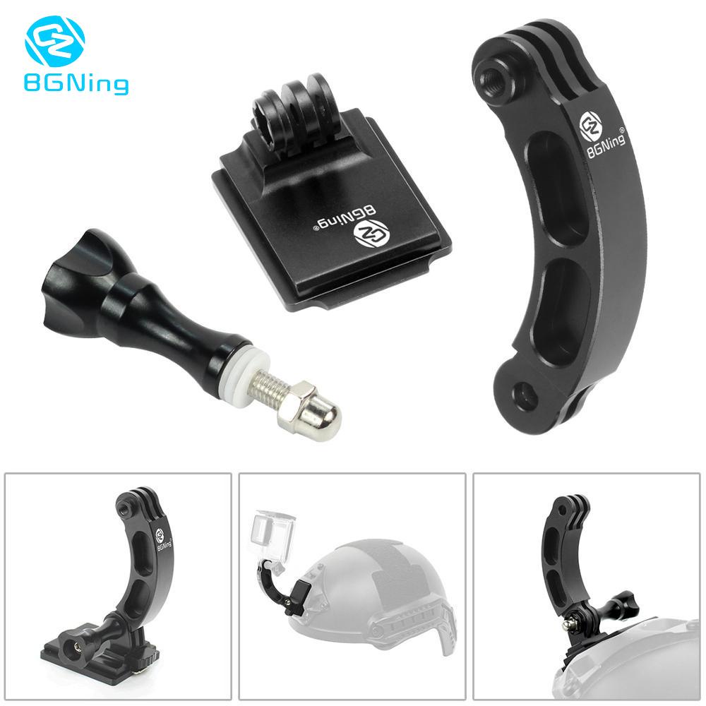 Giá Đỡ Gắn Mũ Bảo Hiểm 3 Lỗ Bằng Nhôm Nâng Cấp NVG Kèm Ốc Vít Mở Rộng Cho Gopro Sjcam / OSMO Action Camera