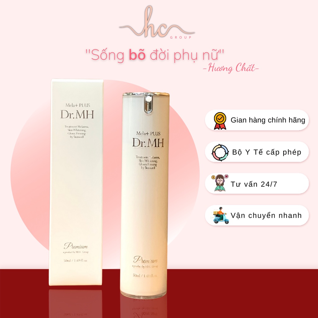 Kem Nám Mela+ Plus Mới, Bản Cao Cấp Của Dòng Mela Cũ Ngừa Nám Mờ Thâm, Kích Trắng Nội Sinh, Tái Tạo Làn Da Mới