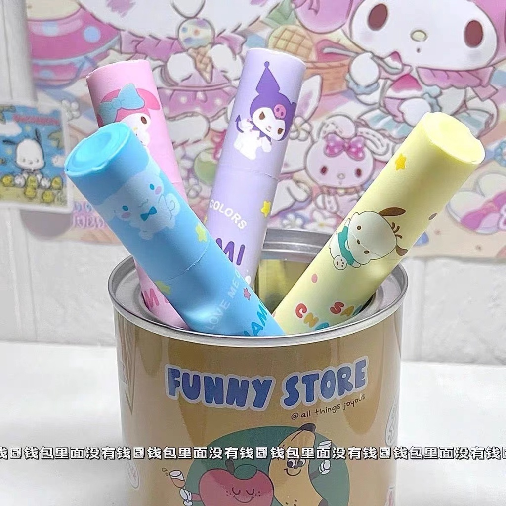 Bút Đánh Dấu Đầu Mềm Trong Suốt Cỡ Lớn Sanrio Dễ Thương Cho Nữ