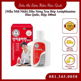 Dầu nóng xoa bóp antiphlamine hàn quốc, hộp 100ml