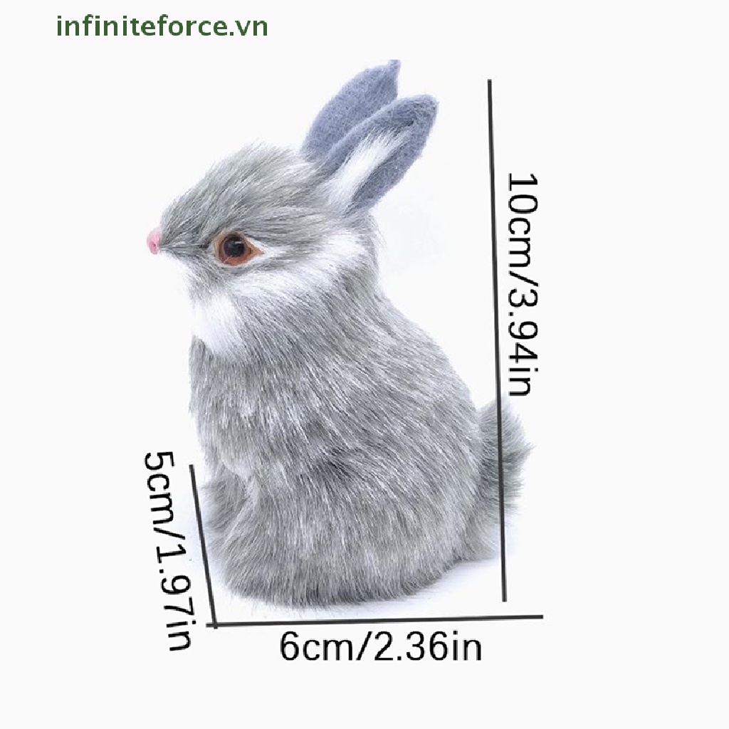 Đồ Chơi Nhồi Bông Hình Thỏ Phục Sinh Sống Động Như Thật
