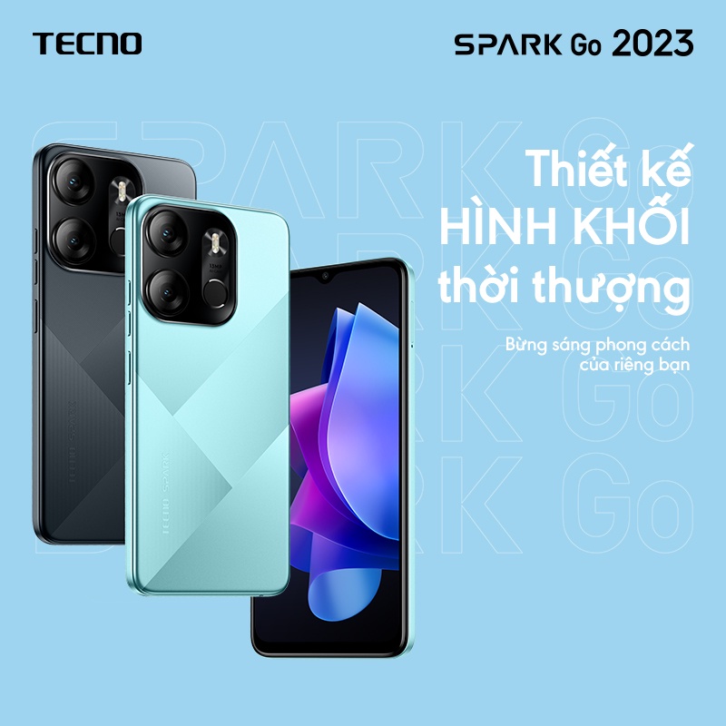 Điện thoại Tecno SPARK GO 2023 4GB/64GB - Helio A22 | 5000 mAh | 6,6" HD+