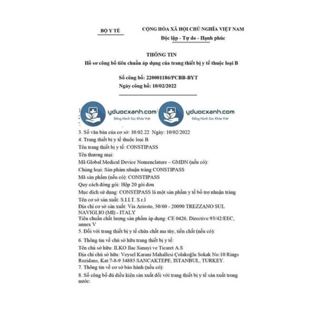 Contipass- nhuận tràng, giải quyết táo bón