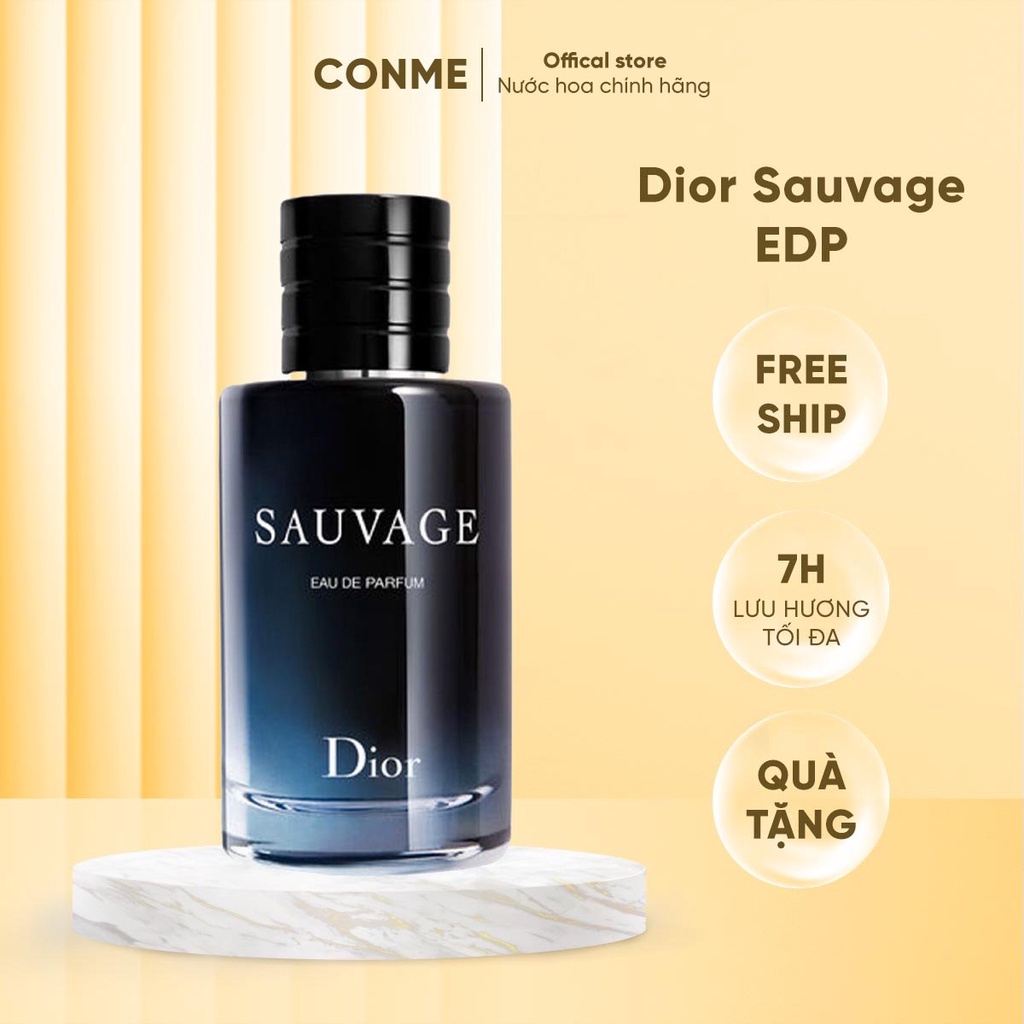 Nước hoa nam Dior Sauvage 100ml cao cấp thơm lâu kèm túi