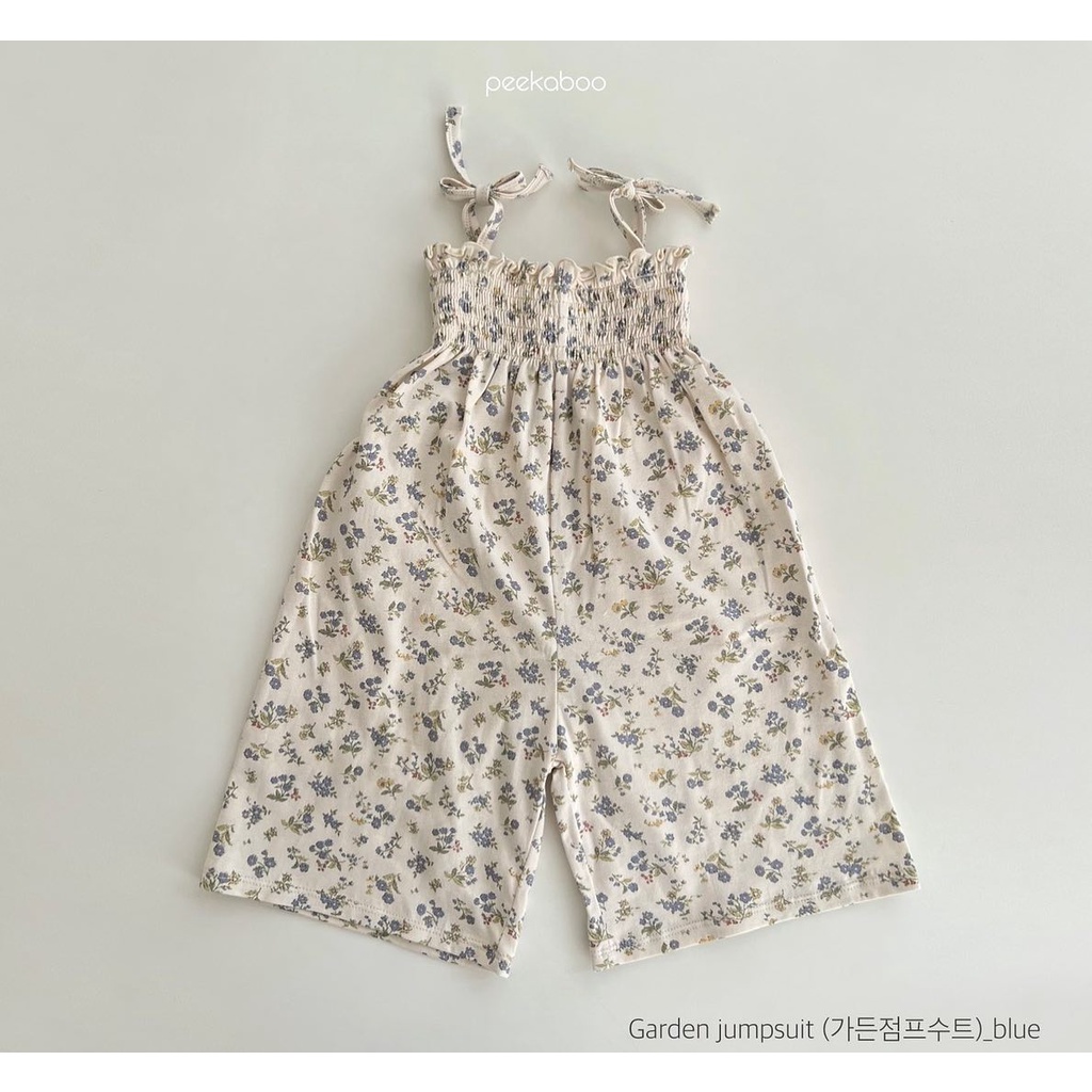 Bộ Jumpsuit hoa nhí 2 dây Peekaboo Garden