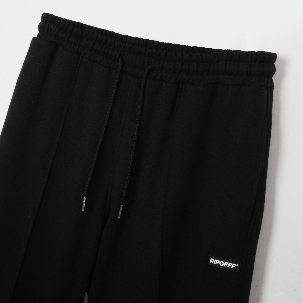 RIPOFFF Wide Leg Pants - Black