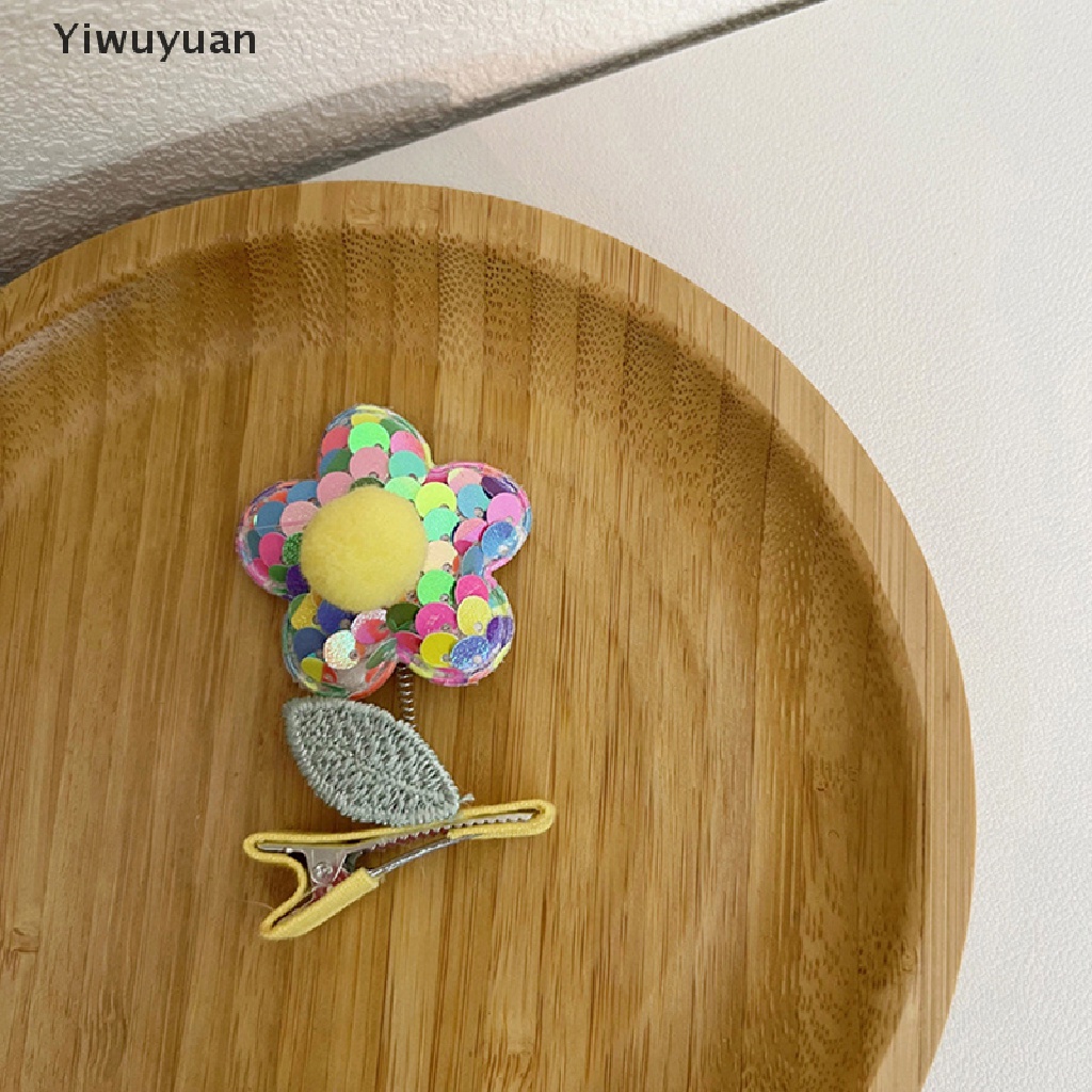 1 Kẹp Tóc Hình Hoa Vui Nhộn Cho Bé Gái
