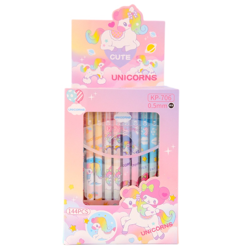 Set 12 Bút Bi Mực Đen Ngòi 0.5mm Có Thể Xóa Được 2023