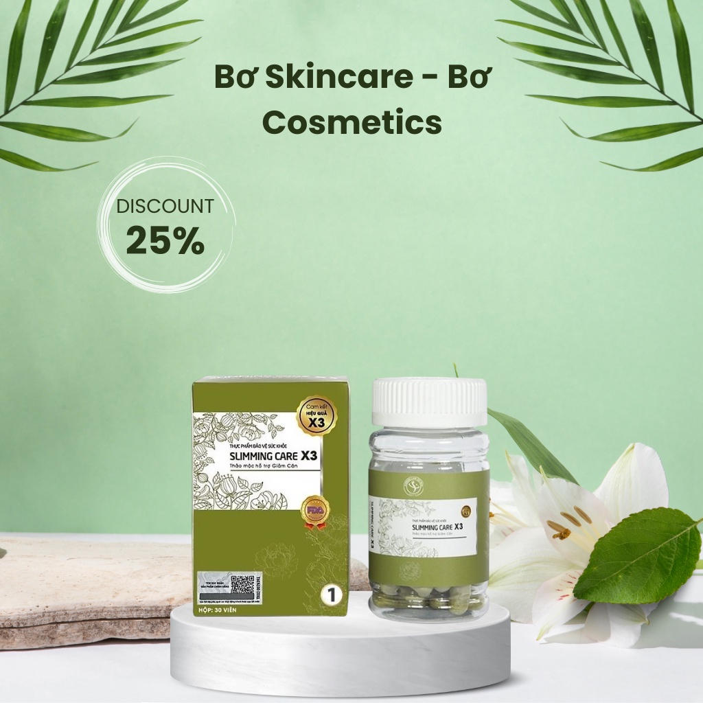 Viên Thảo Mộc Giảm Cân Slimming Care X3 Thế Hệ Mới cho body hoàn hảo ( có mẫu mới)