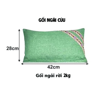 Gối ngải cứu giảm đau vai gáy
