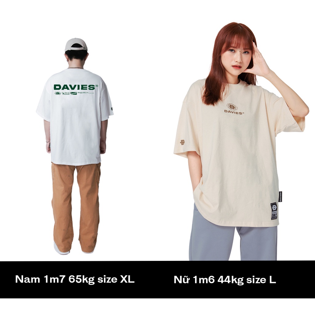 Áo thun nam nữ form rộng tay lỡ nhiều màu basic tee local brand Original M3.0 DAVIES |D26-T11