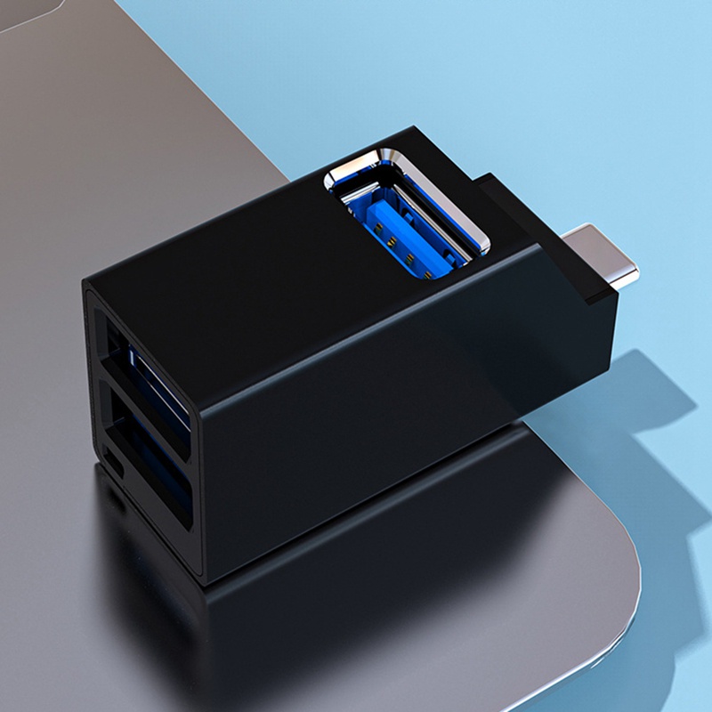 Set 2 Bộ Chia 3 Cổng USB 3.0 2.0 Tốc Độ Cao Cho PC Laptop