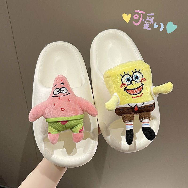 Dép Sandal Búp Bê Hoạt Hình Spongebob Thời Trang Mùa Hè 2023 Dành Cho Nữ