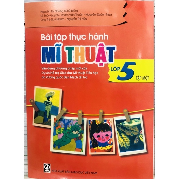 Bài tập thực hành mĩ thuật lớp 5 tập 1