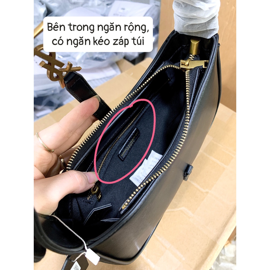 Túi xách da lì chất SP size 25 Nobox/Túi đeo vai chất SP Nobox size 25