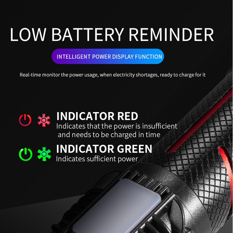 Đèn pin siêu sáng Đèn Pin Chiếu Tia laser Ánh Sáng Trắng Công Suất Cao Sạc USB Chống Thấm Nước Đèn pin cầm tay