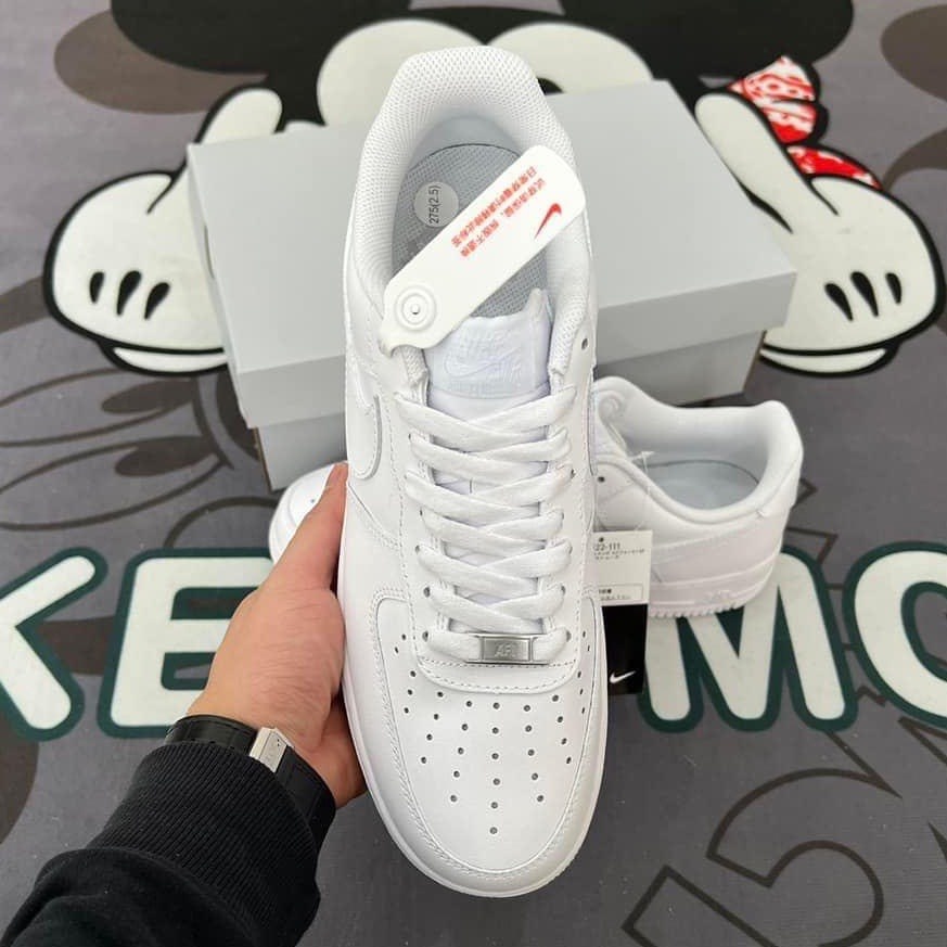 Giày 𝗡𝗜𝗞𝗘_Trắng AF1 Nam Nữ, Giày 𝗡𝗜𝗞𝗘_Air Force 1 All White Full Box
