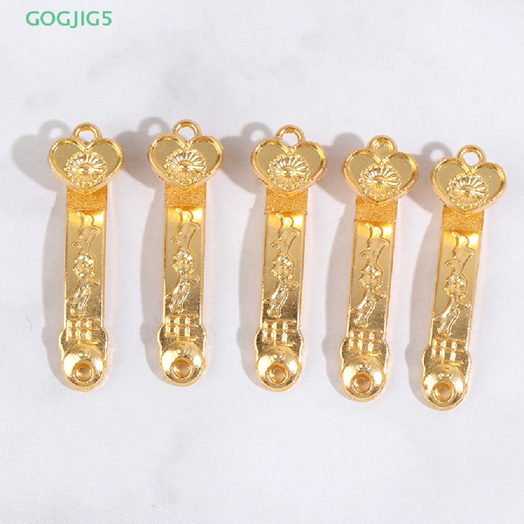 Mô Hình Gạch Vàng Mini Bằng Đồng Trang Trí Nhà Búp Bê 1: 12