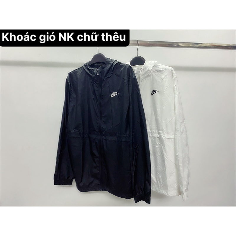 Khoác gió NK chữ thêu