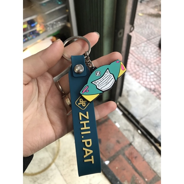 Móc khoá ziphat treo xe máy ,xe điện có dây và k dây