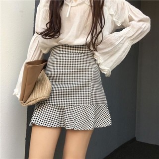 Chân váy ngắn đuôi cá ullzang - Có ảnh thật