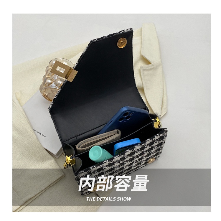 Túi Đeo JASMIN NOIR Chéo Vai Bằng Len Thời Trang Sành Điệu Cho Nữ