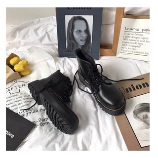 [ORDER] Giày boot da trơn ulzzang