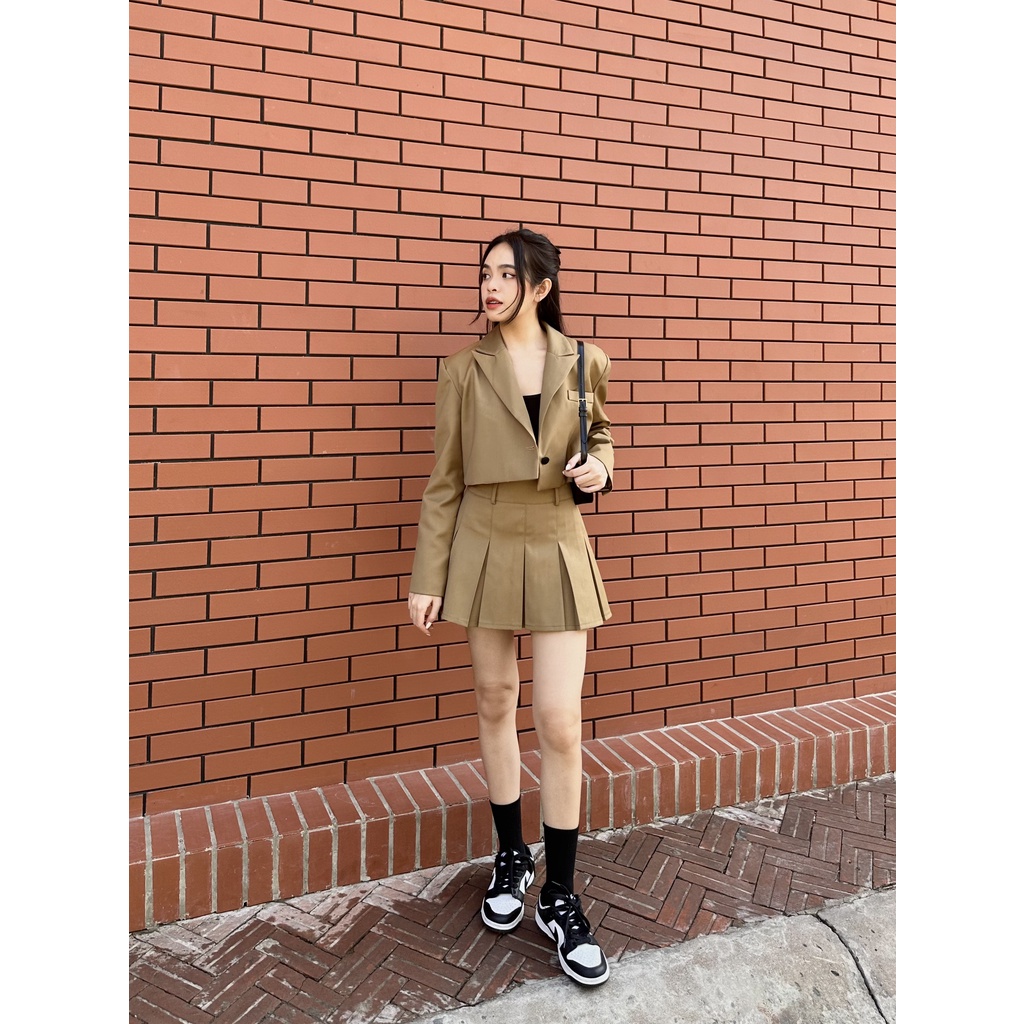 Chân váy ngắn xếp li RILEY SKIRT