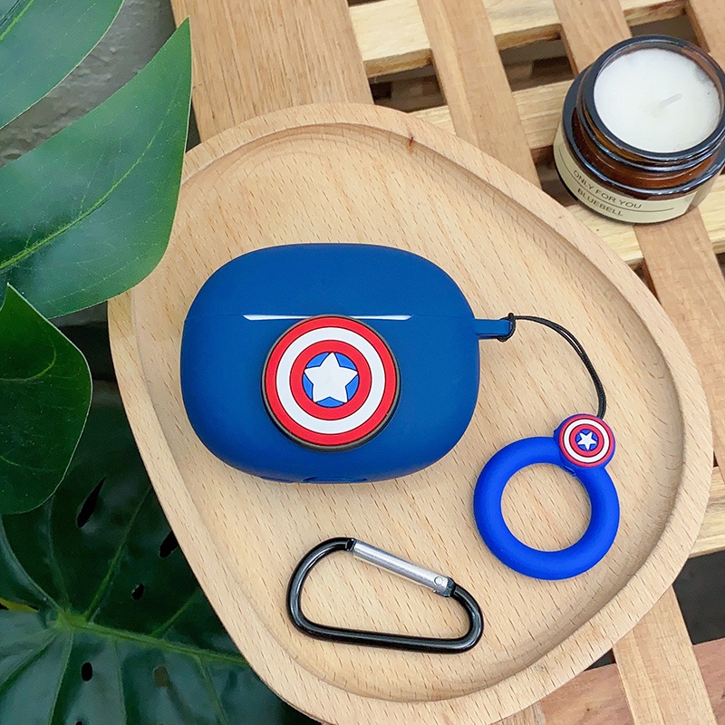 Vỏ Bảo Vệ Hộp Sạc Tai Nghe Bluetooth Không Dây Xiaomi Buds 3T Pro Bằng Silicon Họa Tiết Hoạt Hình Vui Nhộn Kèm Dây Đeo Tiện Dụng