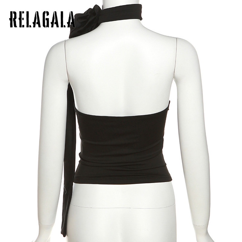 Áo Tank Top Hai Dây Màu Trơn Thời Trang 2023 Quyến Rũ Cho Nữ