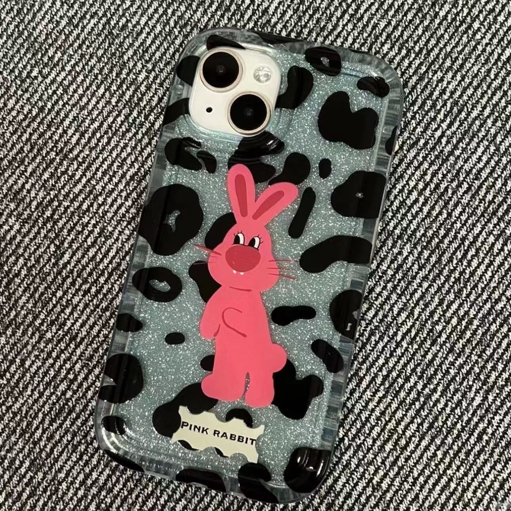 Ốp Điện Thoại Silicon TPU Mềm Trong Suốt Họa Tiết Thỏ Dễ Thương Cho IPhone 14 13 11 12 Pro XS Max X XR 7 8 Plus