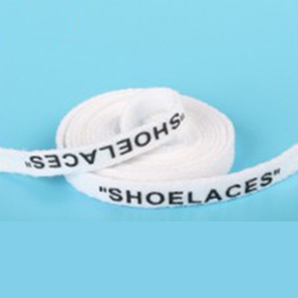 OFF WHITE 1 Cặp Dây Giày Thay Thế 120cm Màu Trắng