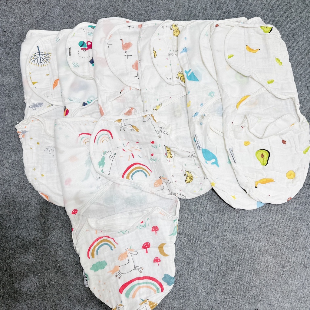 Ủ Kén Sơ Sinh Xô - Chăn Quấn Ủ Chất Liệu  Mềm, Siêu Thoáng Mát Cho Bé Trai, Bé Gái Sơ Sinh